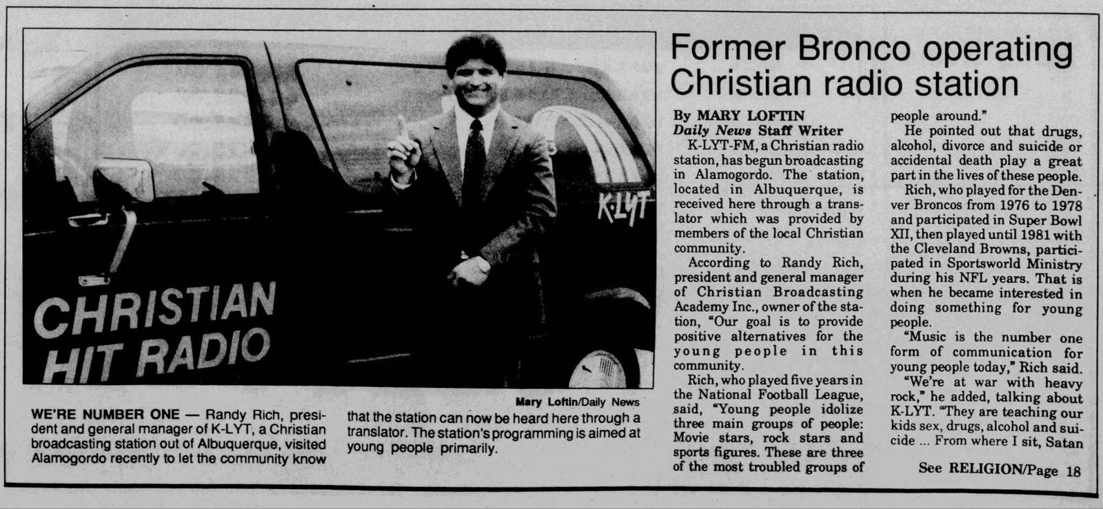 Alamogordo Daily News, A1, Feb. 24, 1989